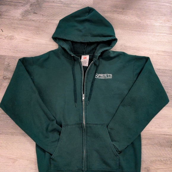 Hane's Women's Small Green Full Zip Hoodie - Picture 1 of 6